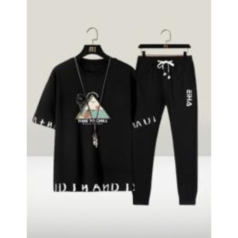 Half Sleeve T-Shirt & Full Pant For Men