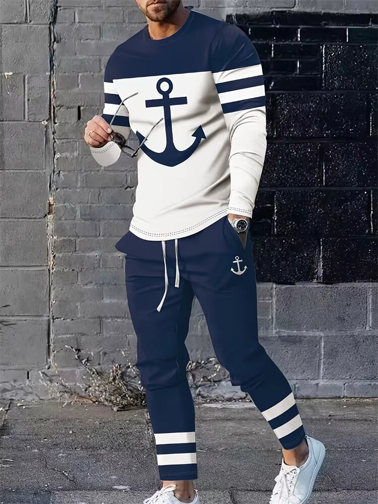 Short Winter Fashion full Sleeves T-Shirt & Full Pant Combo (Set) for Man