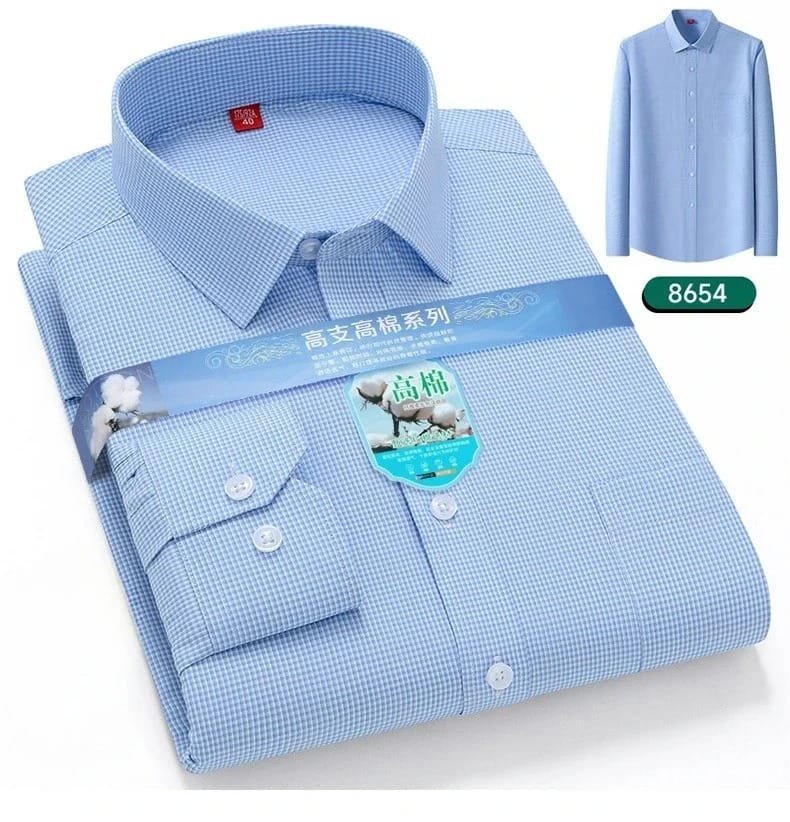 Men's Formal Check Shirts  Fashionable Long Sleeve Smart Looking Fashion Shirts