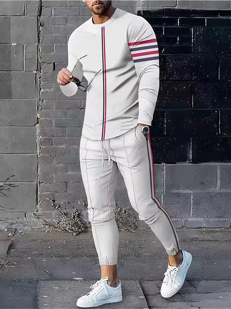 New Fashion full Sleeves T-Shirt & Full Pant Combo (Set) for Man