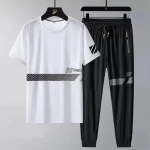 Product details of Summer New Collection Combo T-Shirt & Full Pant For Man