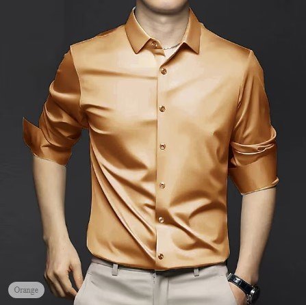 New Stylist Men's Long Sleeve Slim fit Shirt For Men