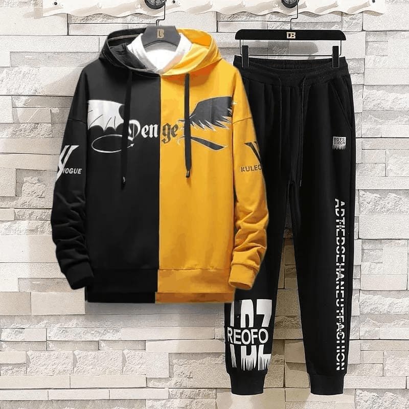 Full Sleeves Hoodie & Full Pants Set Combo for Men
