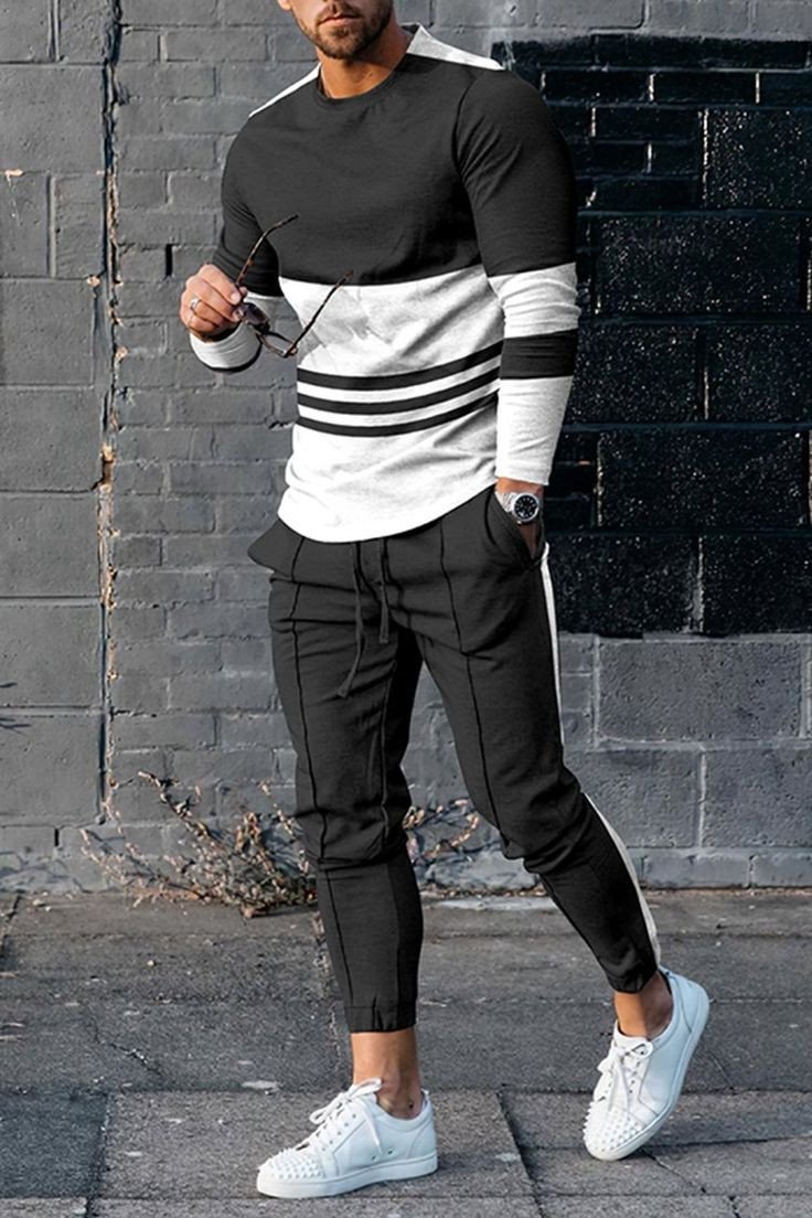 Short Winter Fashion full Sleeves T-Shirt & Full Pant Combo (Set) for Man