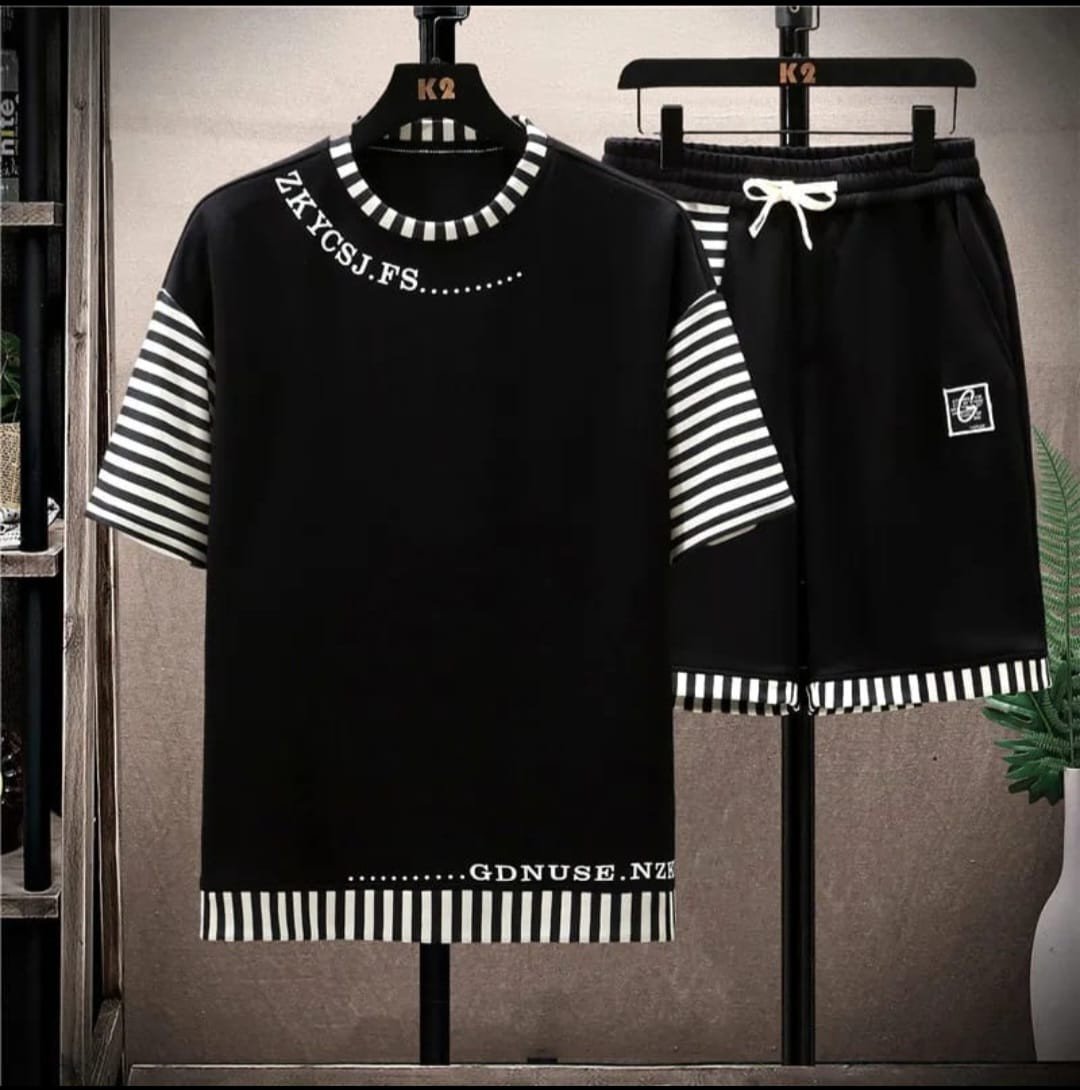 Summer New Printed Combo T-Shirt & Pant For Men