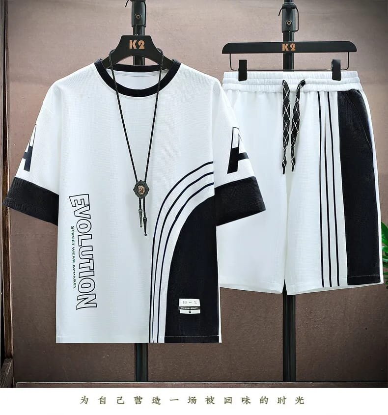 Summer New Printed Combo T-Shirt & Pant For Men