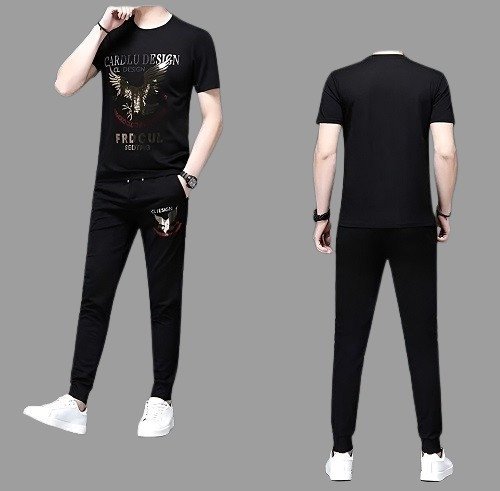 Stylist New Printed  Haf Sleeve T-Shirt Full Pant( Set )For Men