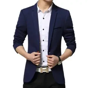 Synthetic Casual Blazer For Men