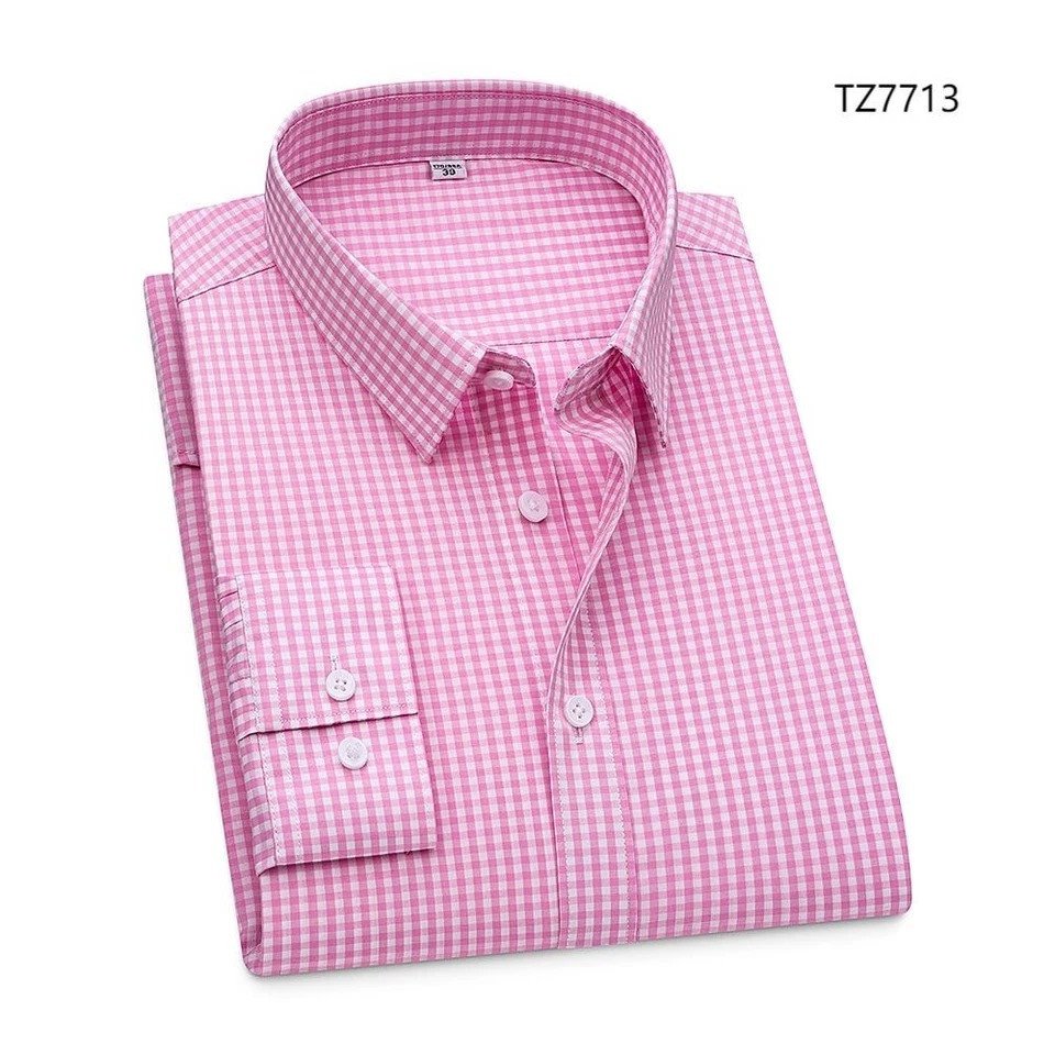Men's Formal Check Shirts  Fashionable Long Sleeve Smart Looking Fashion Shirts