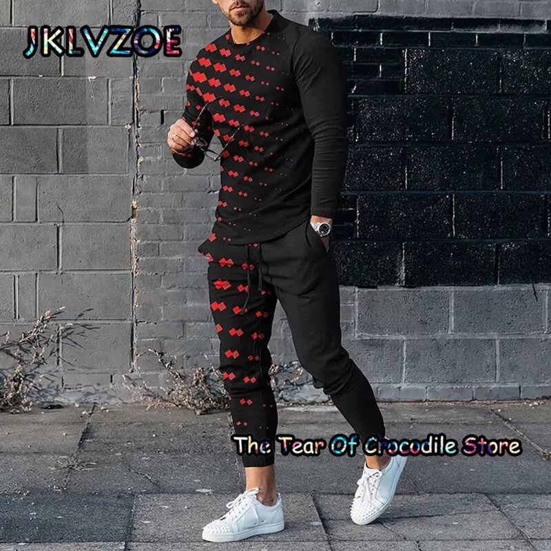 Short Winter Fashion full Sleeves T-Shirt & Full Pant Combo (Set) for Man