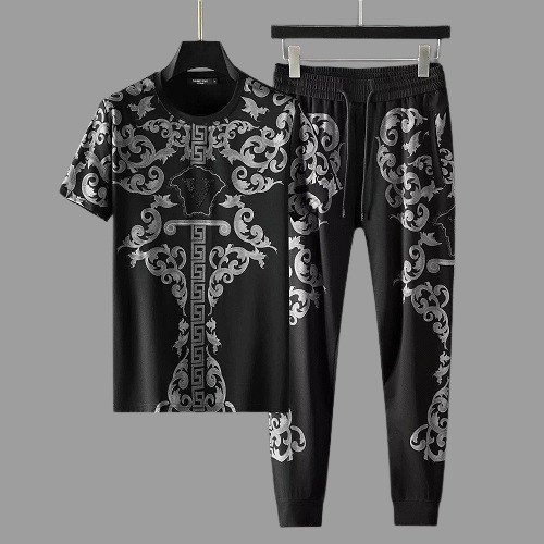 Stylist New Printed  Haf Sleeve T-Shirt Full Pant( Set )For Men