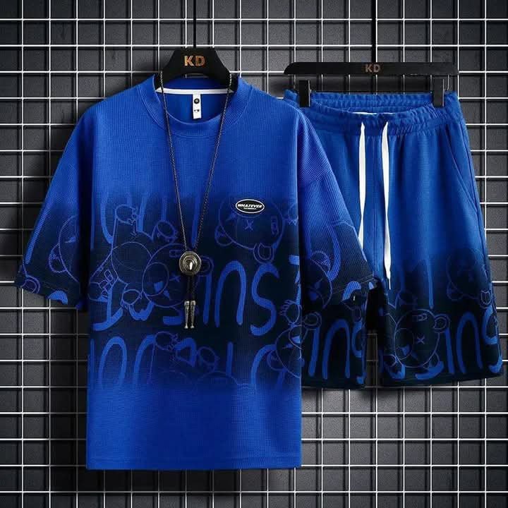 Summer New Printed Combo T-Shirt & Pant For Men