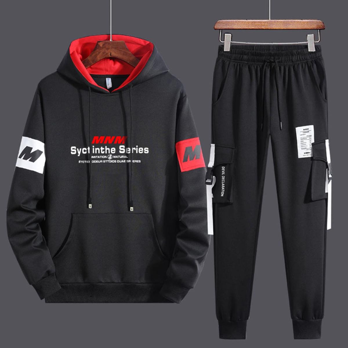 Full Sleeves Hoodie & Full Pants Set Combo for Men
