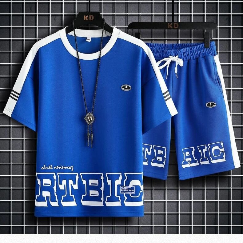 Summer New Printed Combo T-Shirt & Pant For Men