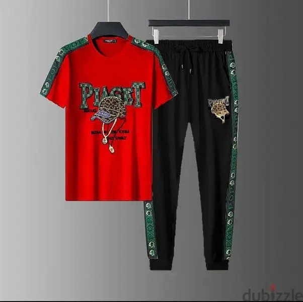 Stylist New Printed  Half Sleeve T-Shirt and Full Pant( Set )For Men1