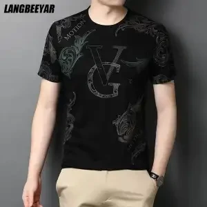 Stylish Cotton Half Sleeve T-Shirt For Men