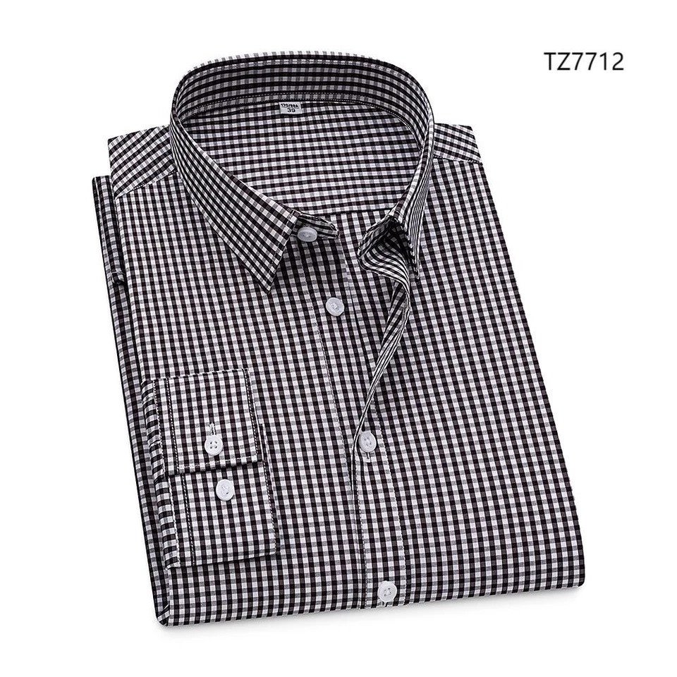 Men's Formal Check Shirts  Fashionable Long Sleeve Smart Looking Fashion Shirts