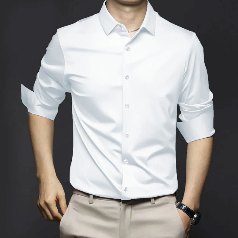 New Stylist Men's Long Sleeve Slim Fit Shirt For Men