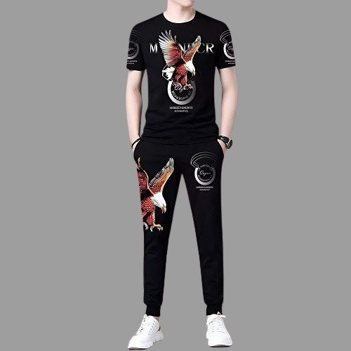 Stylist New Printed  Haf Sleeve T-Shirt Full Pant( Set )For Men