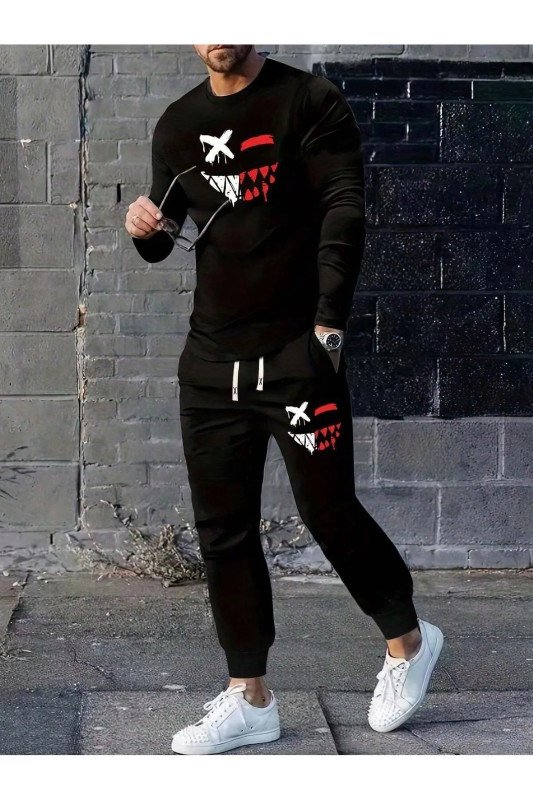 New Fashion full Sleeves T-Shirt & Full Pant Combo (Set) for Man