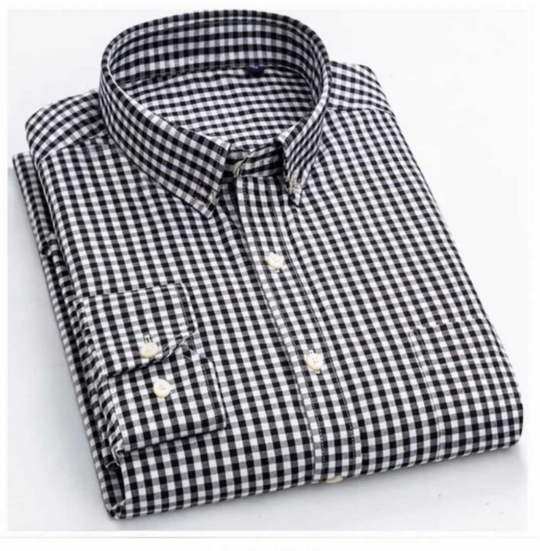 Men's Formal Check Shirts  Fashionable Long Sleeve Smart Looking Fashion Shirts