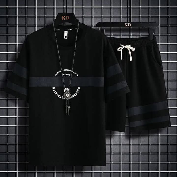 Summer New Printed Combo T-Shirt & Pant For Men