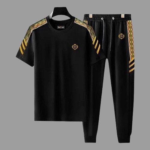 Stylist New Printed  Haf Sleeve T-Shirt Full Pant( Set )For Men