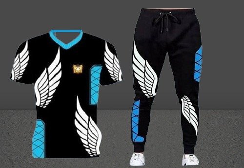 Stylist New Printed  Haf Sleeve T-Shirt Full Pant( Set )For Men